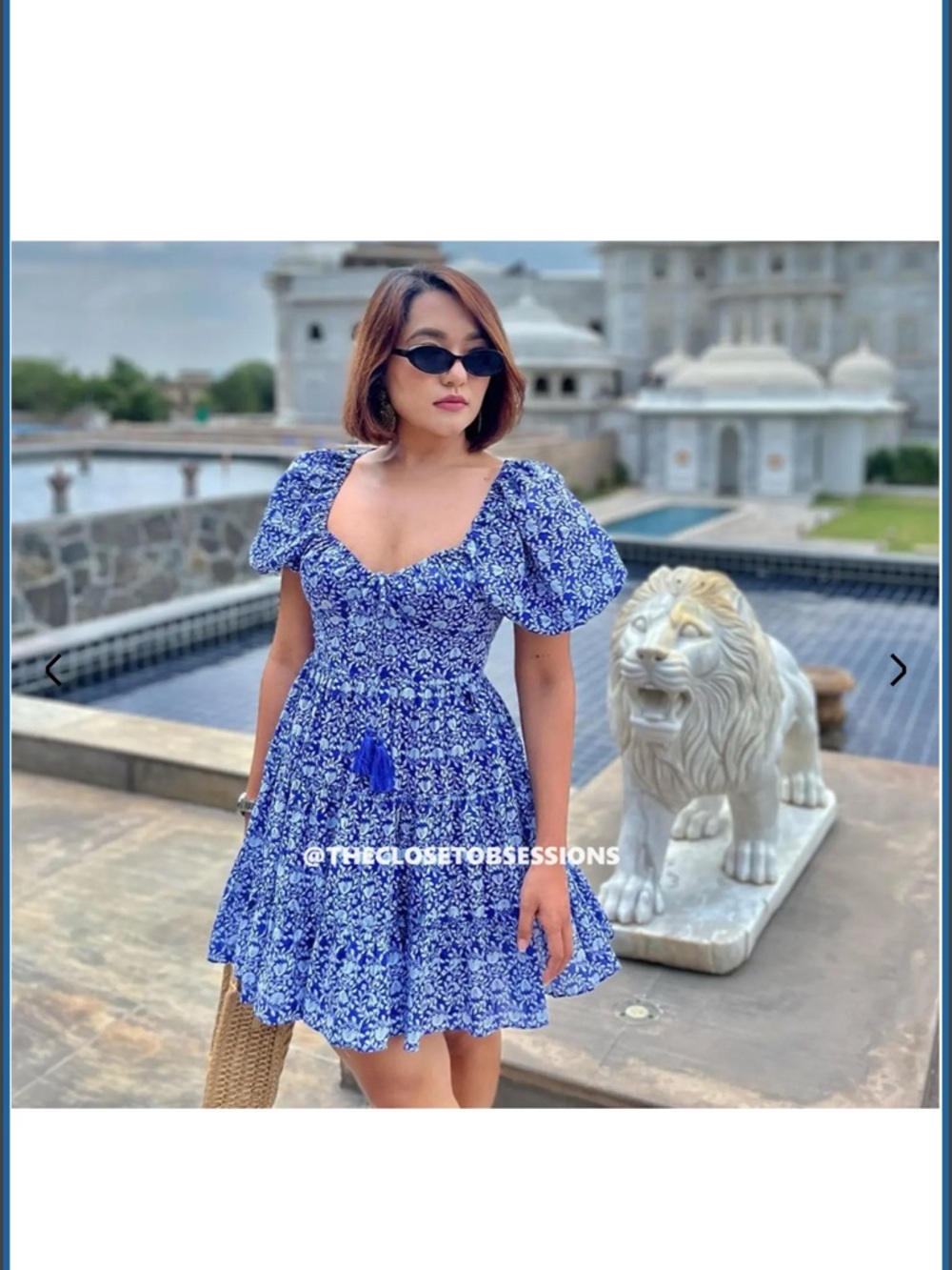 ZARA PRINTED SHORT DRESS - Picture 7 of 15